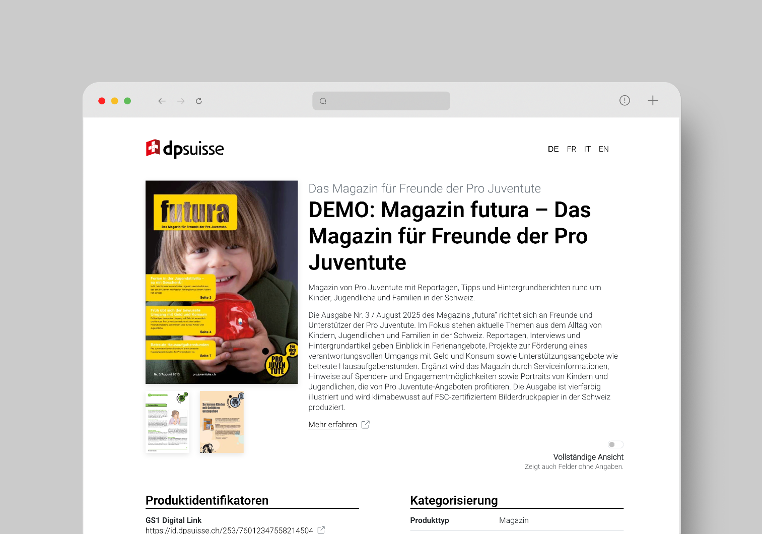 Digitaler Produktpass (DPP)