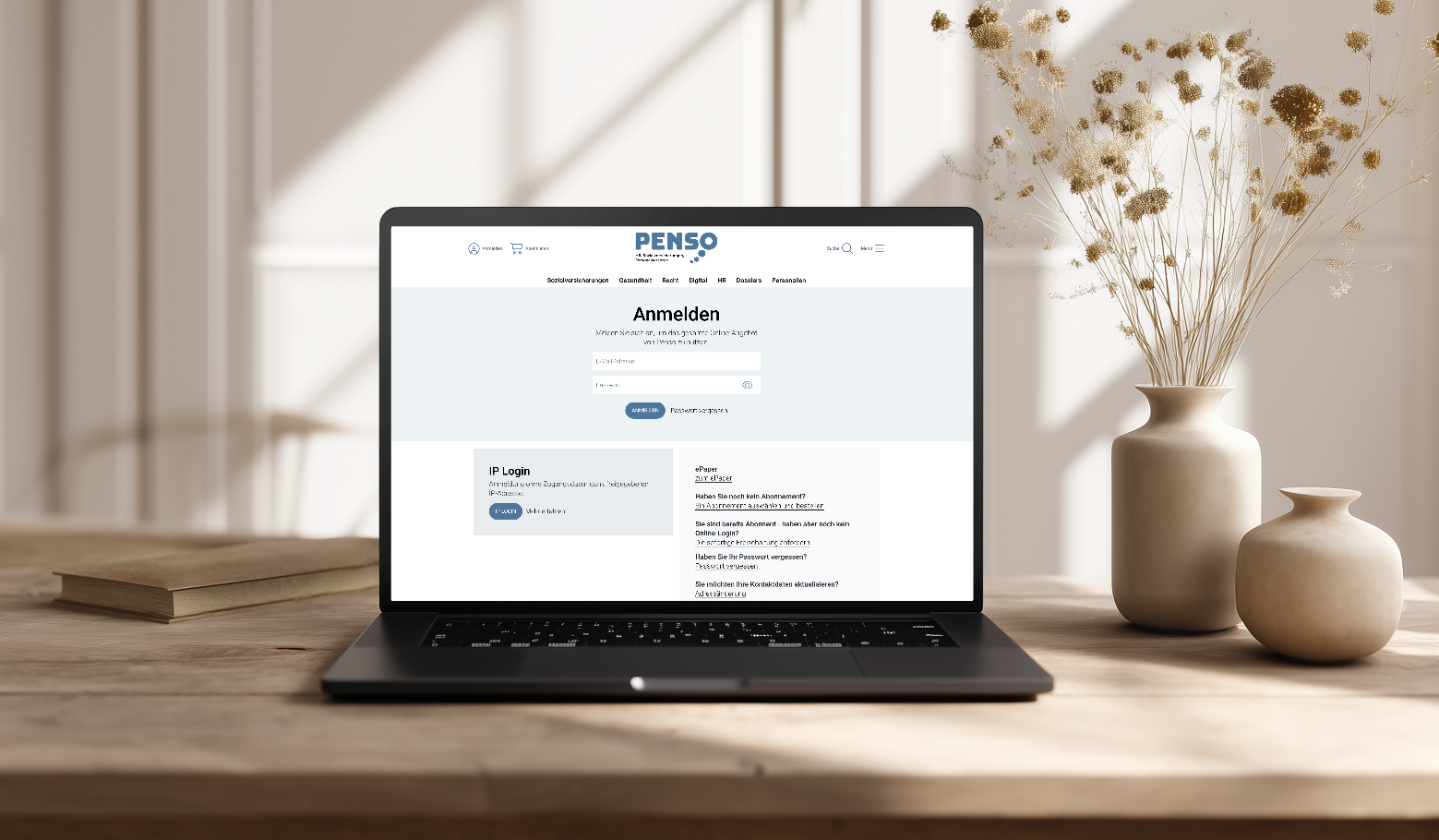 Digitaler Relaunch für Penso